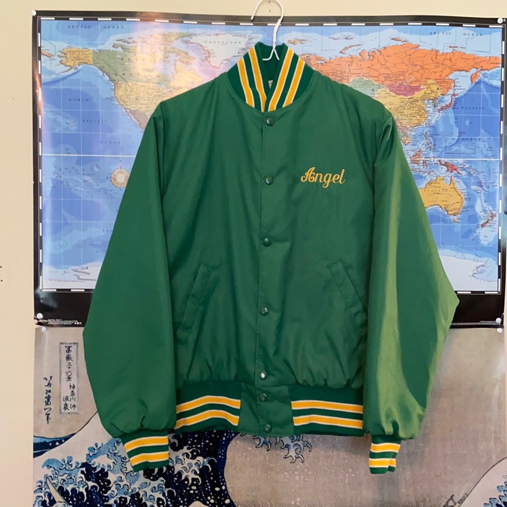 Vintage Varsity Bomber Jacket